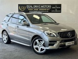 Silver Used 2015 Mercedes ML250 AMG line SUV | £13,990 (Fair price)