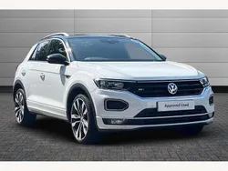 Pure white Used 2019 VW T-Roc R-line SUV | £19,495 (Fair price)