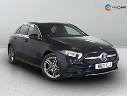 Black Used 2021 Mercedes A250 AMG line Hatchback | £17,475 (Good price)