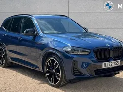 Phytonic blue metallic paint Used 2022 BMW X3 M Sport SUV | £43,338 (Fair price)