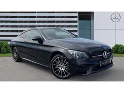 Black Used 2023 Mercedes C300 AMG line Coupe | £36,559 (Expensive)