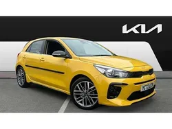 Yellow Used 2022 Kia Rio 4 Hatchback | £17,816 (Fair price)