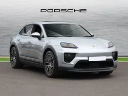 Ice grey metallic New 2024 Porsche Macan 4 Electric SUV | £69,690