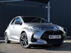 Silver Used 2022 Toyota Yaris Hybrid Design Hatchback | £16,998 (Fair price)