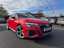 Red Used 2021 Audi A3 S-Line Hatchback | £16,980 (Fair price)