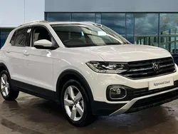 White Used 2022 VW T-Cross SEL SUV | £18,135 (Fair price)