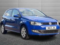 Sea blue Used 2013 VW Polo Match Hatchback | £7,890 (Fair price)