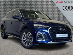 Blue Used 2022 Audi Q5 S-Line SUV | £33,995 (Fair price)