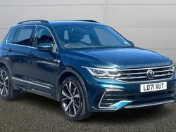 Blue Used 2022 VW Tiguan R-line SUV | £26,999 (Good price)