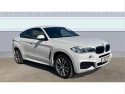 White Used 2017 BMW X6 M Sport SUV | £23,659 (Good price)