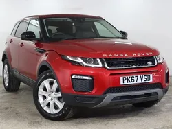 Red Used 2017 Land Rover Range Rover evoque SE SUV | £13,795 (Good price)