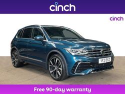 Blue Used 2021 VW Tiguan R-line SUV | £23,999 (Fair price)