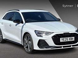 White Used 2025 Audi A3 Black Edition Hatchback | £29,750 (A bit pricey)