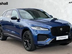 Metallic bluefire Used 2022 Jaguar F-Pace R-Dynamic SUV | £31,182 (Fair price)