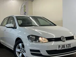 White Used 2016 VW Golf VII S Hatchback | £7,895 (Good price)
