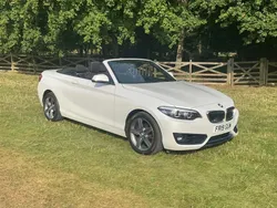 White Used 2019 BMW 218 Sport Line Cabriolet | £13,495 (Fair price)