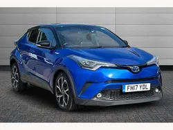 Nebula blue Used 2017 Toyota C-HR SUV | £15,995 (Fair price)