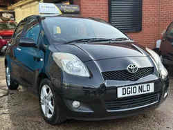 Black Used 2010 Toyota Yaris Hatchback | £2,495 (Fair price)