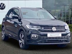 Deep black Used 2020 VW T-Cross R-line SUV | £17,445 (Fair price)
