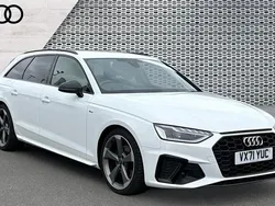 White Used 2021 Audi A4 Black Edition Estate | £26,619 (A bit pricey)