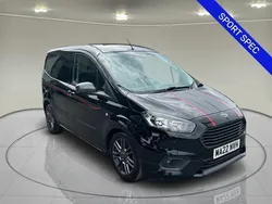 Agate black (metallic paint) Used 2022 Ford Transit Sport | £8,995 (Fair price)