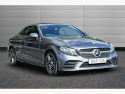 Grey Used 2021 Mercedes C300 AMG line Cabriolet | £26,395 (Fair price)