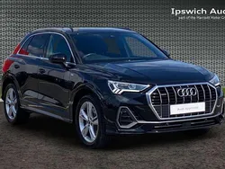 Black Used 2022 Audi Q3 S-Line SUV | £29,609 (Fair price)