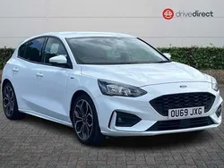 White Used 2019 Ford Focus ST-Line X Hatchback | £12,200 (Fair price)