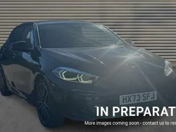 Black sapphire Used 2023 BMW 128 Comfort Edition Hatchback | £28,063 (Fair price)