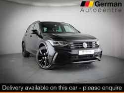 Black Used 2022 VW Tiguan R-line SUV | £27,650 (Fair price)
