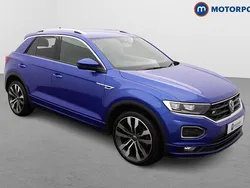 Blue Used 2021 VW T-Roc R-line SUV | £21,049 (Fair price)