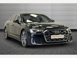 Mythos black Used 2023 Audi A6 S-Line Sedan | £27,150 (Fair price)