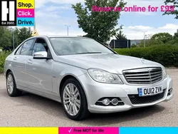 Silver Used 2012 Mercedes C220 Elegance Sedan | £3,767 (Fair price)