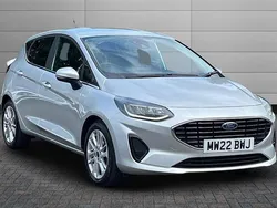 Moondust silver Used 2022 Ford Fiesta Titanium Hatchback | £14,750 (Fair price)