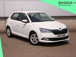 White Used 2020 Skoda Fabia SE Hatchback | £10,490 (Fair price)