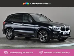 Black Used 2021 BMW X3 M Sport SUV | £27,476 (Good price)
