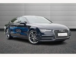 Blue Used 2017 Audi A7 Black Edition Hatchback | £20,990 (Fair price)