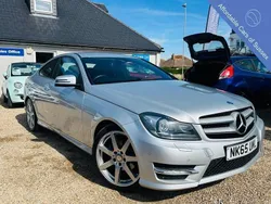 Silver Used 2015 Mercedes C220 Sport Edition Coupe | £9,695 (Super price)