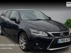 Black Used 2017 Lexus CT200h Hatchback | £15,044 (A bit pricey)