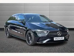 Black Used 2024 Mercedes CLA220 Shooting Brake AMG Line Premium Plus Estate | £32,195 (Expensive)