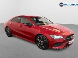 Red Used 2023 Mercedes CLA220 AMG Line Premium Sedan | £27,549 (Fair price)