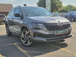 Graphite grey metallic Used 2025 Skoda Karoq SportLine SUV | £32,950 (A bit pricey)