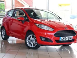 Red Used 2014 Ford Fiesta Zetec Hatchback | £7,250 (Fair price)