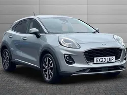 Solar silver Used 2023 Ford Puma Gen-E Titanium Hatchback | £14,969 (Fair price)