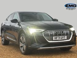 Black Used 2021 Audi e-tron Sportback S-Line SUV | £23,395 (Fair price)