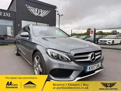 Grey Used 2017 Mercedes C250 AMG line Estate | £17,995 (Fair price)