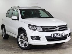White Used 2015 VW Tiguan R-line SUV | £12,275 (Fair price)