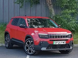 Solid ruby New 2025 Jeep Avenger EV Summit SUV | £25,498 (Fair price)