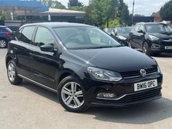 Black Used 2016 VW Polo Match Hatchback | £6,785 (Fair price)