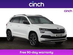 White Used 2021 Skoda Karoq SportLine SUV | £18,449 (Fair price)